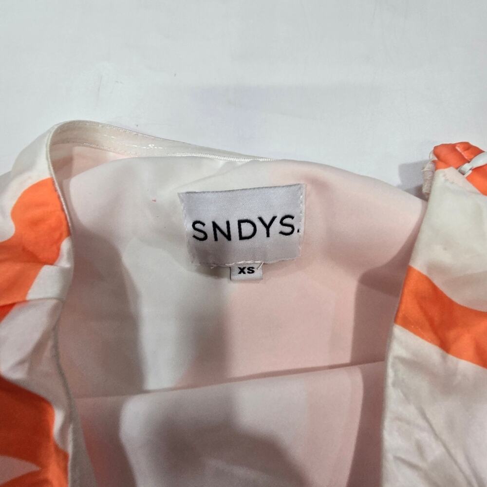 SNDYS Angel Dress in Orange Swirl - Picture 7 of 12